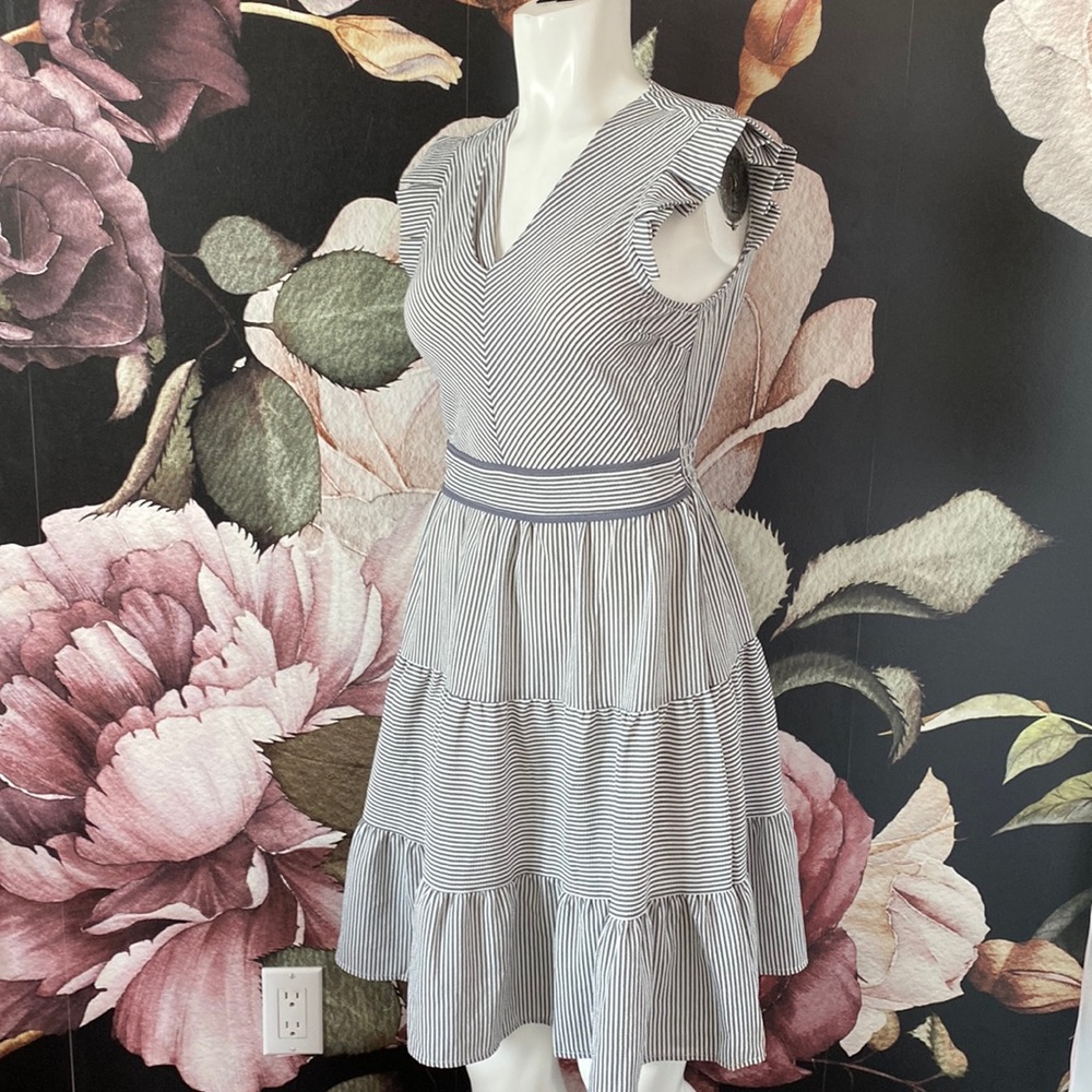 Womens Striped Dress